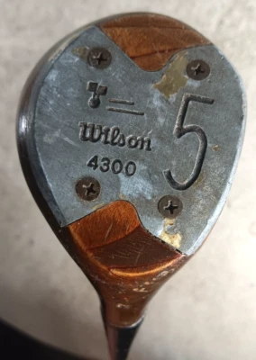 Wilson 4300 Right Handed Fairway Wood Golf Club Driver #5 42” Vintage - Image 1 of 4