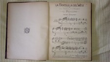 La fanciulla del west,Giacomo Puccini,spartito musicale del 1900