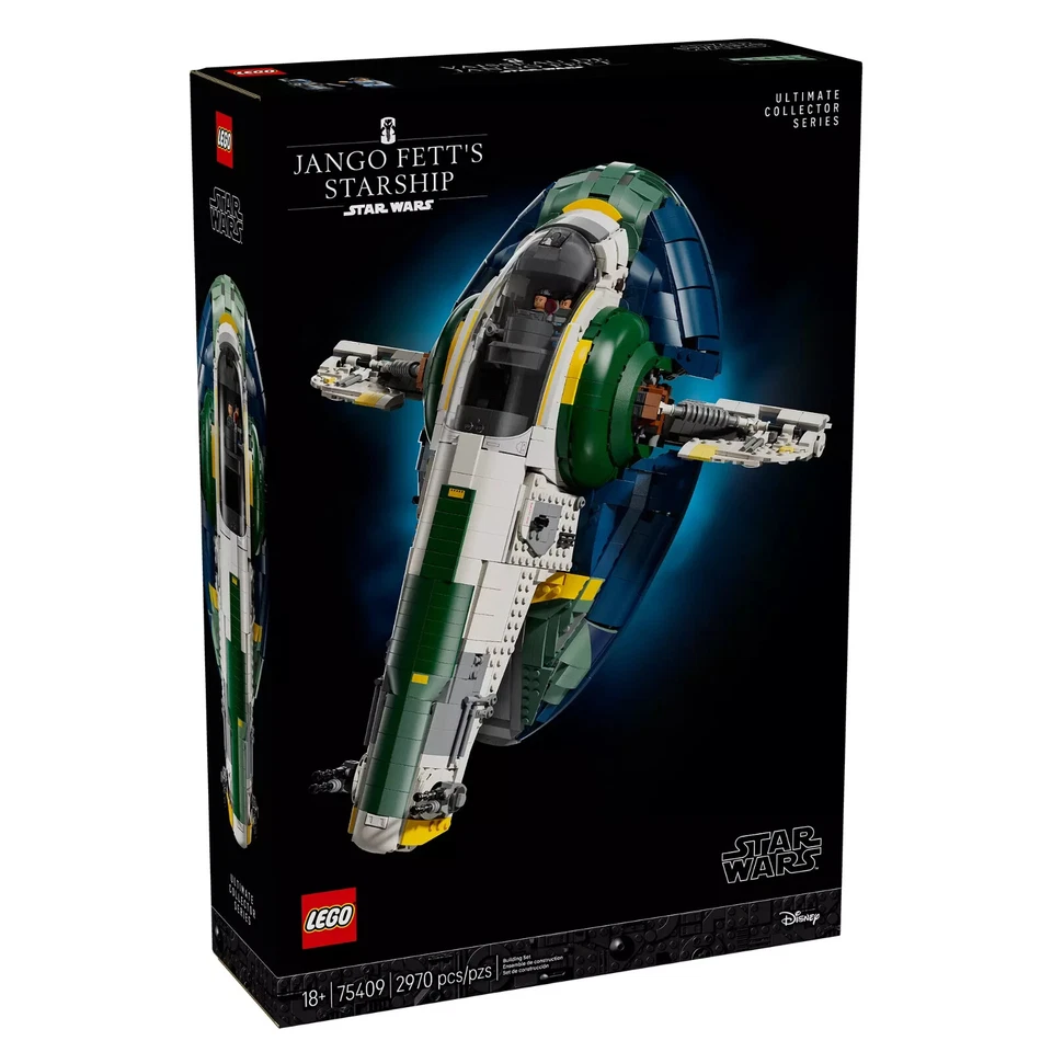 LEGO Star Wars ✨ UCS Jango Fett's Firespray-Class Starship (75409) ✨ En mano Foto 1 de 1