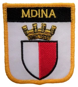 Mdina Malta Shield Embroidered Patch - Picture 1 of 3