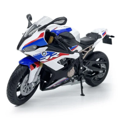 1:12 BMW S1000RR Motorcycle Model Diecast Toy Car Toys for Boys Kids Gifts White - Image 1 of 4