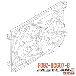 2016-2020 FORD FUSION/LINCOLN MKZ FAN & MOTOR NEW OEM FG9Z-8C607-B - Picture 1 of 8