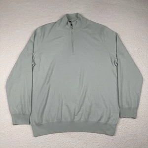 Vineyard Vines by Shep & Ian Sweater Men’s XL Cashmere 1/4 Zip Preppy Light Blue - Picture 1 of 8
