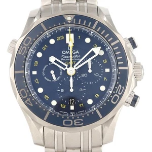 Auténtico OMEGA Seamaster Diver 300M GMT Cronógrafo 212.30.44.52.03.001 SS A... - Imagen 1 de 8