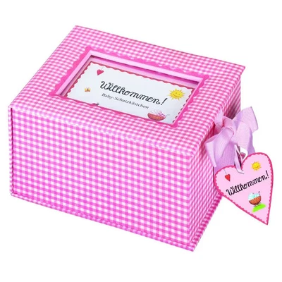 Die Spiegelburg - Baby-Schatzkästchen Willkommen! rosa - Bild 1 von 4