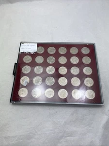 British Date Run Collection of 20 Half Crown Coins 1947-1967 - Bild 1 von 4