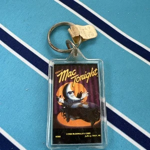 Mac Tonight Keychains. 1988 McDonald's. New/Unused From Storage. VG - Picture 1 of 4