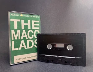 The Macc Lads FILTHY FAT & FLATULENT Cassette HH6 *RARE SELF-RELEASED PUNK* 1987 - Picture 1 of 9