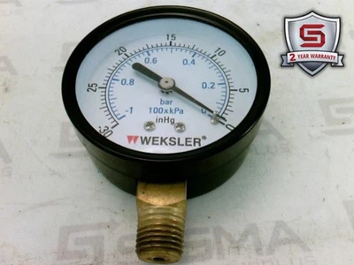WEKSLER GLASS THERMOMETER CORP UA25H4L GAUGE - Image 1 of 4