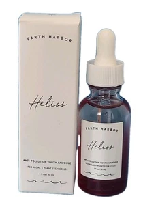 1× Earth Harbor Naturals Helios Anti-Pollution Youth Ampoule Red Algae 1 oz/30mL - Picture 1 of 10