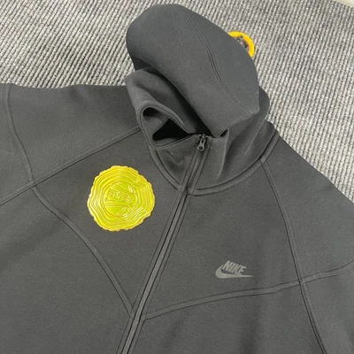 Chaqueta polar Nike Sportswear Tech para mujer 3XL negra cremallera completa con capucha EYBL Foto 1 de 4