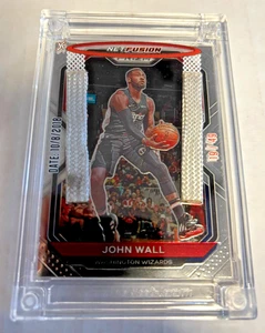 2025 Jersey Net Fusion John Wall 10/08/18 NYK vs WAS 19/49 Game Used Net - Picture 1 of 2