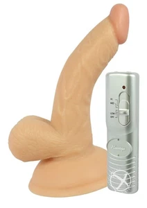 Dong vibrador con bolas Real Skin All American Mini Whoppers - Imagen 1 de 5