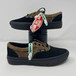Vans Comfycush Old Skool Tiny Size 5 Womens Cheetah Black Print Classic Sneaker - Picture 1 of 7