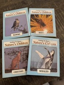 Getting To Know… Nature’s Children — 4 Book Lot (Each with 2 Animals! - Picture 1 of 2