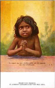 India Mission of Madras Girl Postcard B265 - Picture 1 of 2