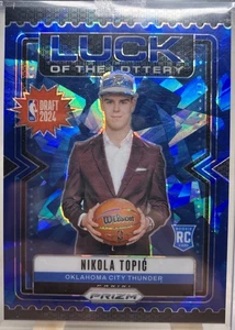 2024 Prizm Nikola Topic Luck of the Lottery Blue Ice Prizm 097/125 RC Thunder - Picture 1 of 1