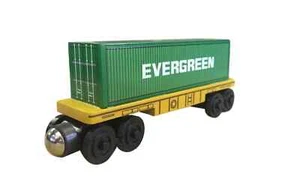 Ferrocarril Whittle Shortline de madera EVERGREEN VAGÓN INTERMODAL DE UNA SOLA PILA - Imagen 1 de 2
