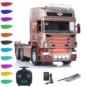 1/14 3Axles R620 6*4 RC USED US Tractor Truck RTR Lorry Model w/ Radio ESC Sound - Picture 1 of 7