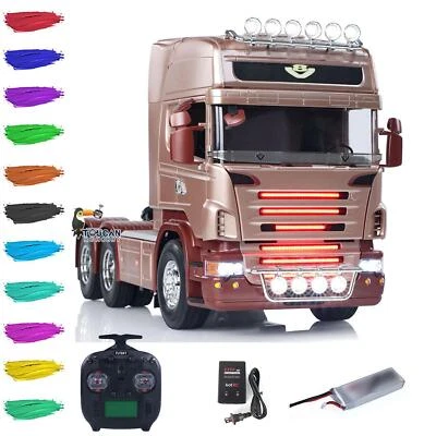 Camión tractor RTR 1/14 3 ejes R620 6*4 RC usado EE. UU. modelo de camión con radio sonido ESC Foto 1 de 4