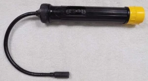 Vintage Fulton MSHA Safety Mine 3-D Cell Flex Tip Taschenlampe * schwarz/gelb USA - Bild 1 von 8