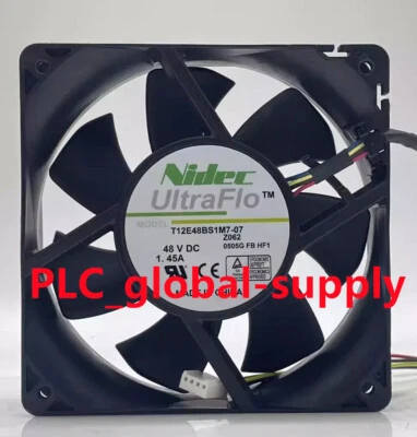 T12E48BS1M7-07 1PCS NEW Nidec 48V 1.45A 120*120*38mm Cooling Fan  Fast shipment - Image 1 of 4
