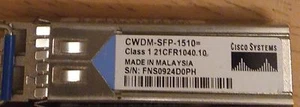 Original Genuine CISCO CWDM-SFP-1510 Used. In Stock. - Picture 1 of 1