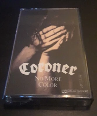 Coroner: No More Color 1989 Noise International Cassette VG+ (*See Description)  - Image 1 of 4