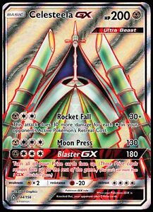 Celesteela GX 144/156 Ultra Prism Ultra Rare Pokemon TCG Card NM