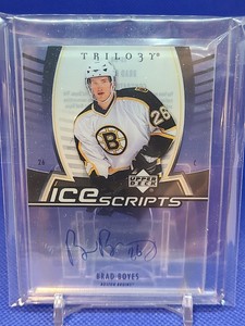 2006-07 Upper Deck Trilogy Ice Scripts Brad Boyes Boston Bruins 