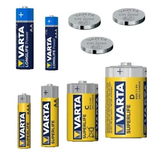 2/4/8/10er Pack VARTA Batterien AAA AA C D 1,5 V Volt Batterie zB. für Led Kerze - Bild 1 von 14