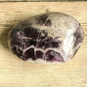 Amethyst Pebble - Polished Amethyst Pebble Shaped, 2.1" Long, 2.1 oz or 58 kg - Picture 1 of 9