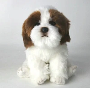 Poodle Dog Plush Toy 9" Stuffed Animal Toddler Doll Gift for Kids - Picture 1 of 3