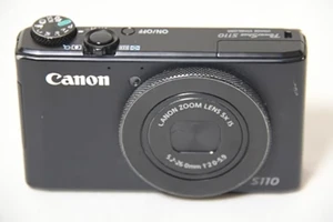 Canon PowerShot S110 Black 12.1MP Compact Digital Camera From Japan Used Canon - Picture 1 of 10