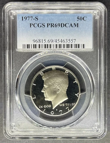 1977-S Proof Kennedy Half Dollar PCGS PR-69 DCAM, Buy 3 Items, Get $5 Off!! Cover