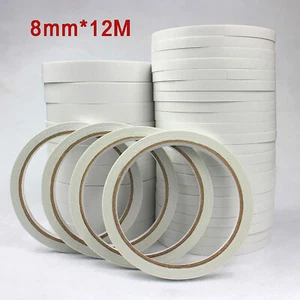 Double Sided Clear Sticky Tape Diy Strong Craft Adhesive Wide 8mm, Length 12M - Picture 1 of 3