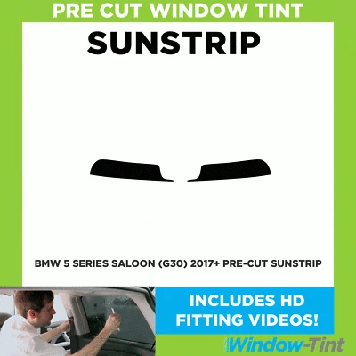 Pre Cut Sunstrip - For BMW 5 Series 4-door Berlina (G30) 2017 Window Tint - Image 1 of 4