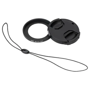 JJC Metal Filter Adapter with Lens Cap and Cap Keeper for Canon PowerShot V10 - Picture 1 of 13