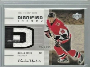 2002-03 Upper Deck Rookie Update Jerseys #DHO Marian Hossa 292/299 - Picture 1 of 1