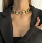 Ladies Fashion Geometric Zicron Buckle Chain Necklace