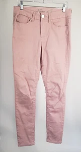 Seven7 Tummy Less High Rise Skinny Jeans Women's 8 Pink Stretch - Picture 1 of 9