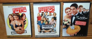 American Pie DVD Lot, American Pie 1 & 2, and American Wedding - Picture 1 of 2