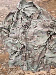 British Army Temperate Weather Jacket / Shirt Size 180/104 MTP GRADE 2 VERY WORN - Picture 1 of 16