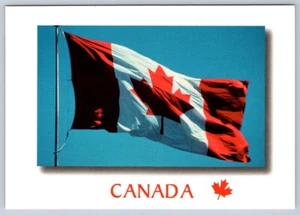 Canada Flag, Chrome Postcard - Picture 1 of 2