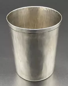 Taza Highball Italiana Brandimarte Plata Esterlina Como Nueva Julep Sin Monograma Barware - Imagen 1 de 12