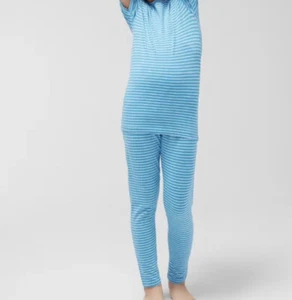 SOMA KIDS PAJAMAS UNISEX STRIPPED - Blue /White STRIPPED Size 8 - NWT FAMILY PJs - Picture 1 of 9
