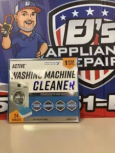 New ACTIVE Washing Machine Cleaner Descaler Deep Cleaning (24 Tablets) - Picture 1 of 2