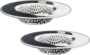 2PCS Copri Colino Scarico Vasca Acciaio Inox 1,75-3 Pollici Doccia Scarico Capelli - Foto 1 di 6