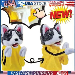 Kung Fu Husky Gloves Doll-Hand Puppet Sound able Boxing Dog Hand Puppet Toy