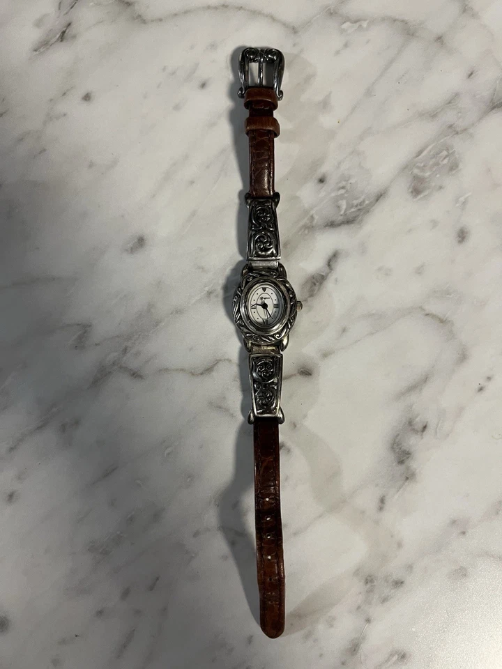 Vintage Brighton Women’s Small Watch With Leather Band  - Image 1 of 4